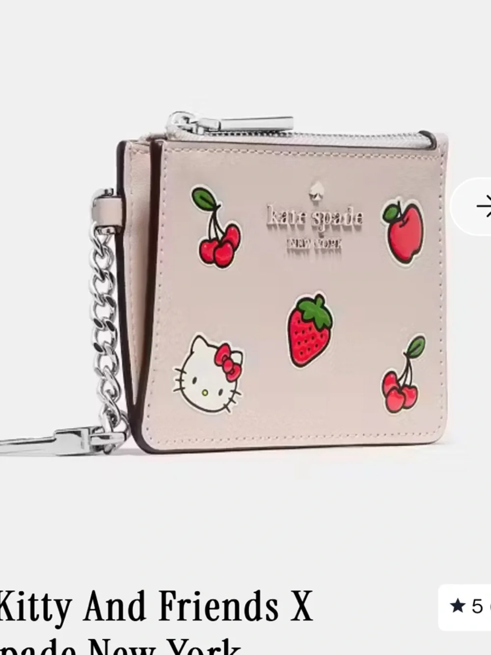 Hello kitty x Kate spade card holder - Picture 2 of 5